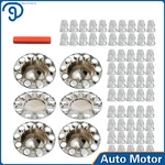 Chrome Hub Cover Semi Truck Wheel Kit Axle 33MM Lug Front & Rear New. Price: $110.00.