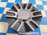Vct Wheels # C944-2/C-944-5. Faded Blk/silv Metal Center Cap 65 (qty. 1) Used. Price: $39.73.