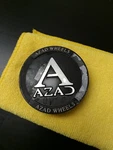 Azad Wheels # 1038K75 Black Custom Center Cap 87 (qty. 1) Used. Price: $29.00.