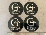 Four Granite Alloy Logo Sickers Decals Wheel Lug Cover Center Cap C394L-8GA New. Price: $19.99.