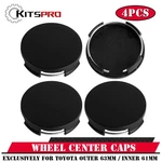 Kitspro 2.5INCH 63MM Wheel Center Caps Pack Of 4 Plastic Rim Covers Mattle Black New. Price: $20.59.