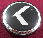 Kraze Wheels Chrome / Flat Black Custom Center Cap # C103270C03 (1) Used. Price: $29.95.