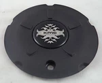 Kmc Wheels Flat Black Custom Center Caps (1) # 373L162 / LG0907-30 Used. Price: $49.00.