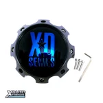 Xd Series Wheel Center Cap 8 Lug Satin Black W/ Blue Tint 1079L170SGB-H42BC New. Price: $30.00.