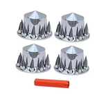 Jesonn 4 Pcs Of Chrome Plated Abs Plastic Rear Axle Wheel Cover With Pointed New. Price: $126.09.