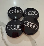 Audi 4 X Gloss Black Chrome 69 MM/2.72IN Wheel Rim Center Hub Cap Used. Price: $19.98.