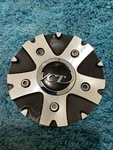 Vct Wheels Gloss Black / Chrome Center Cap # 230-1875-AL Used. Price: $51.70.