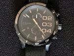 Diesel DZ-4327 Chronograph Watch Black & Bronze Date Dial Leather Strap Classic Pre-owned. Price: $121.69.