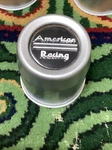 American Racing Wheel Rim Silver Center Cap 3-1/2 Od #899055 Piece Used. Price: $20.00.