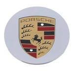Genuine Porsche Wheel Center Cap Colored Crest Silver Background 000-044-606-01 New. Price: $55.88.
