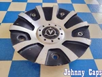 V-line Wheels # 716CAP1 Silver & Black Metal Center 37 (qty. 1) Used. Price: $28.48.