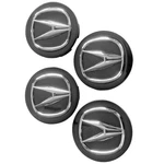Black Wheel Center Caps Hub Cover Set Of 4 For Acura Mdx Rdx Tl Tsx Rl Remanufactured. Price: $23.90.