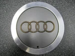 Audi A4 A6 A8 S8 Machined Charcoal Gold Oem Center Cap 4B0601 165J - ONE/1 Used. Price: $25.00.