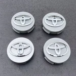 4X Toyota Wheel Rims Center Hub Caps Silver Base Chrome Logo 62MM Camry +mor Remanufactured. Price: $16.95.