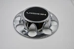 Vision Chrome/black Wheel Center Cap Hub C181Z-1F 8.5" New. Price: $25.00.