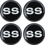 1955-81 Gm; Wheel Center Cap Spinner Decal Set; 44MM Diameter; Black & Silver Ss New. Price: $11.99.