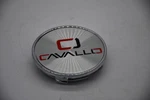 Cavallo Silver Wheel Center Cap Hub C266K65S-CH 2.75" New. Price: $45.00.