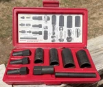 American Tool Co Hubcap & Wheel Lock Removal Kit LTI-4000 Gm Ford Chrysler Used. Price: $24.60.