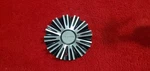 Elure Wheels Custom Machined Silver Black Center Cap CSB18-A1A Used. Price: $69.99.