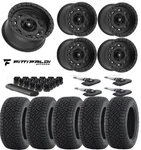 Fittipaldi FT100 Wheels All Terrain Tires Fuel Gripper At Black 17X9 Set 5 New. Price: $2495.00.