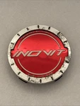 Inovit Wheel Center Cap Red / Chrome CP596AL96.S Snap Style Cover Used. Price: $30.00.