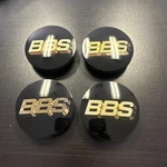 Bbs Wheel Center Caps# 56 24 120 Black / Gold 3D Logo Set Of Pcs Genuine New. Price: $340.00.