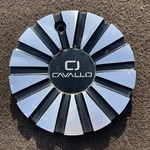 Cavallo Clv 6 Wheels Custom Black & Machined Center Cap 914L171M Used. Price: $44.99.