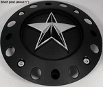 New Black 1001775B Short Post Xd Rockstar Truck Wheel Rim Center Cap Screws. Price: $40.00.