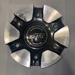 Ar American Racing Custom Wheel Center Cap 449L185-BAL Black And Silver (used). Price: $38.00.