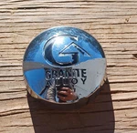 Granite Alloy Custom Wheel Center Cap, Chrome, Part # 53402295F-1, 89-6041-G 01 Used. Price: $39.95.