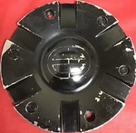 One Used Edge Black Painted Chrome Centercap P/n EE820 /13137. Price: $29.99.