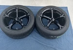 Pair Of Corvette C6 Grand Sport 2010-12 Oem Front 18X9.5 Wheels & New Tires Used. Price: $1199.00.