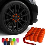 Automotivated Aftermarket Colorlugs Vinyl Nut Cover 21-23 Mm, Orange New. Price: $39.53.