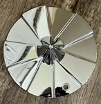 Velocity Custom Wheel Center STW032-CAP Chrome Rim Bolt On Hubcap S211-17 Used. Price: $20.00.