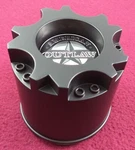 American Outlaw Wheels Flat Black Custom Center Cap # BC-893 (1) Used. Price: $39.95.