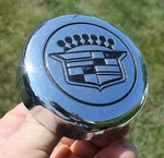 Aftermarket Cadillac Chrome Metal Wheel Center Cap # 99-2210 New. Price: $59.99.