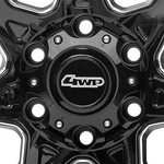6 Lug Scallop Center Cap Screw-in For S-series Wheel Gloss Black W/4WP Logo New. Price: $24.99.