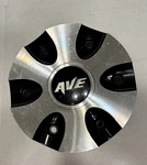 Ave Wheel Center Cap Part # M-705BK01 Black & Silver Machined Metal Cover Used. Price: $50.00.