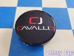 Cavallo Wheels # 030 Gloss Black Custom Center Cap 32 (qty. 1) Used. Price: $27.25.