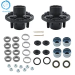 1" 1-1/16" Trailer Hubs Kit Lug 4" Sets On For 2000LB New. Price: $48.35.