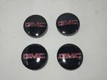 Oem Gmc Polished Black And Red 3.25" Center Cap Set- Minor Marks 22837060 Used. Price: $63.50.