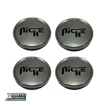 4 X Niche 3"O-RING Wheel Center Cap Gloss Anthracite W/ Black Logo 1015-09-05LVB New. Price: $156.00.