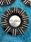 Diamo Custom Wheel Center Cap Machined Aluminum Black Finish 030L182-AL Piece Used. Price: $50.00.