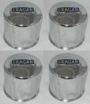Deal Cragar 4.25" Dia Bore Wheel Rim Chrome Center Caps A-29271-1 New. Price: $49.99.