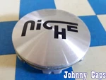 Niche Wheels 78 Silver Center Cap # 1003-02 / M-731 (qty. 1) Used. Price: $21.29.