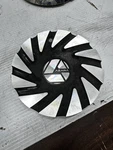 Azara Wheels Machine Black Aftermarket Center Cap C253L176A No Screw Used. Price: $31.88.