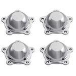 Set Of 4 Ar No Logo Center Cap Bolt On Polished Torq Thrust Ii Hopster Salt Flat New. Price: $120.40.
