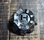 Hostile Wheels Chrome & Black Center Cap HC-8802 HC-8001-B Used. Price: $34.00.