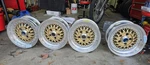 Enkei EK98 Wheels 5X120 14X6 4" Backspacing Nos New Old Stock Rare Vintage Jdm. Price: $650.00.
