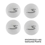 Porsche Carrera "4S" Hub Center Cap Silver Set 996361306009A1 New. Price: $249.00.